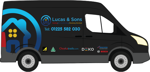 Plumbing and heating experts van